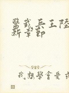 医武兵王陆轩最新章节