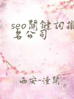 seo关键词排名公司