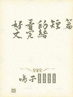 好看的短篇甜宠文完结