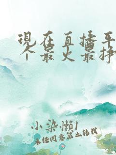 现在直播平台哪个最火最挣钱