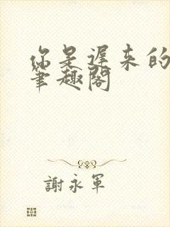 你是迟来的欢喜笔趣阁