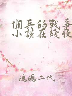 佣兵的战争有声小说在线收听