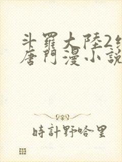 斗罗大陆2绝世唐门漫小说