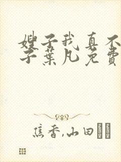 嫂子我真不是傻子叶凡免费