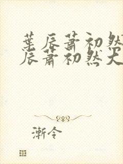 叶辰萧初然 叶辰萧初然大结局