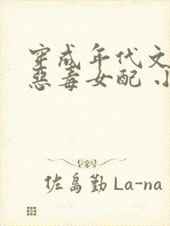 穿成年代文里的恶毒女配 小说txt