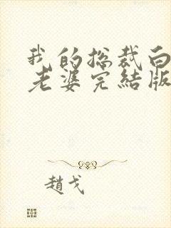 我的总裁白富美老婆完结版