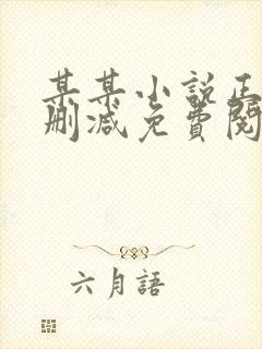 某某小说正版无删减免费阅读全文