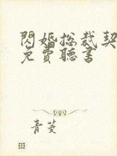 闪婚总裁契约妻免费听书