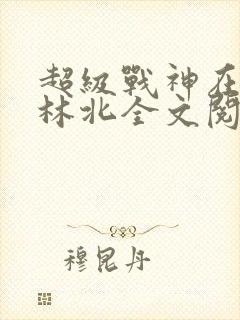 超级战神在都市林北全文阅读