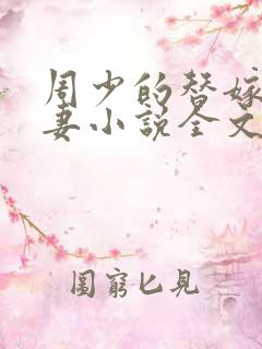 周少的替嫁小娇妻小说全文