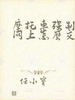 摩托车强制险在网上怎么交