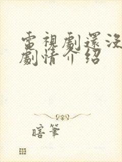 电视剧还没爱够剧情介绍