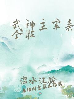 武神主宰秦尘完全版