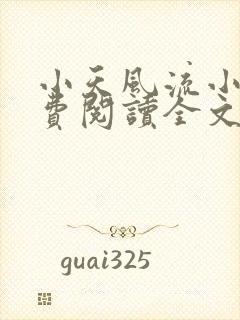 小天风流小说免费阅读全文最新章节