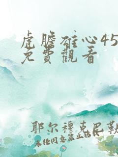 虎胆雄心45集免费观看