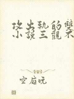 攻出轨的双男主小说三观不正