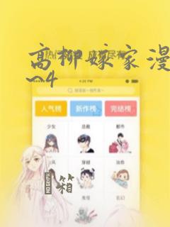 高柳嫁家漫画1~4：结局+番外