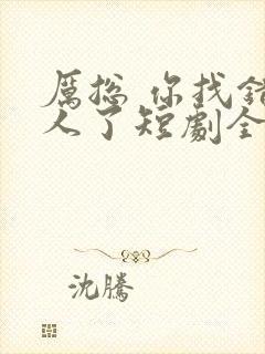 厉总 你找错夫人了短剧全集