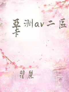 亚洲av二区不卡