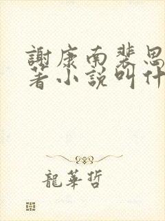 谢康南裴思凝原著小说叫什么名字