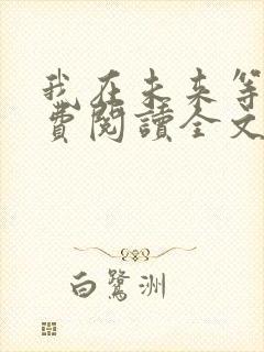 我在未来等你免费阅读全文