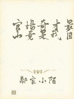 官场奇才最强靠山竟是我自己免费阅读