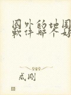 国外的地图导航软件哪个好