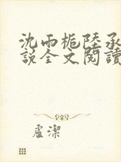 沈雨栀陆承聿小说全文阅读