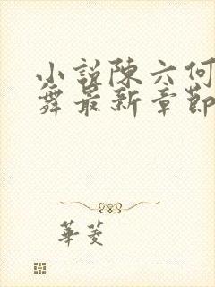 小说陈六何沈轻舞最新章节