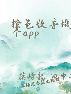 橙色收音机是哪个app