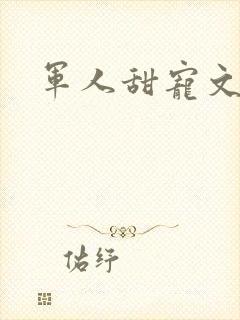 军人甜宠文