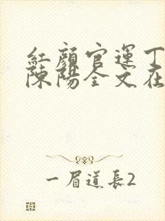 红颜官运丁若烟陈阳全文在线阅读