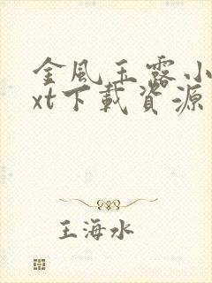 金风玉露小说txt下载资源