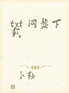 txt 网盘下载