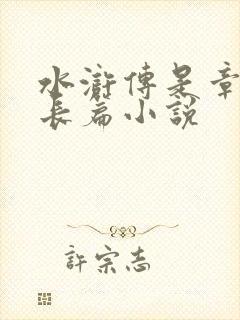 水浒传是章回体长篇小说