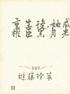 重生后,她成了权臣黑月光免费看