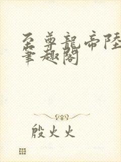 至尊龙帝陆鸣 笔趣阁