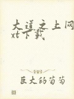 大道之上网盘txt下载