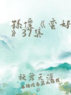 孙俪《蛮好人生》37集