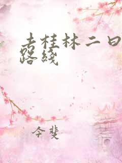 去桂林二曰自驾路线