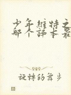 少年维特之烦恼哪个译本最好