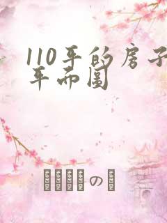 110平的房子平面图