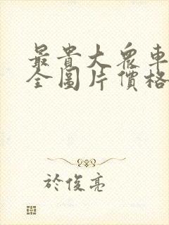 最贵大众车型大全图片价格表