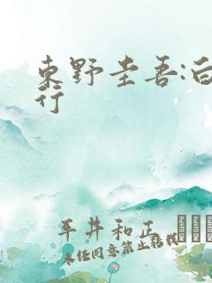 东野圭吾:白夜行