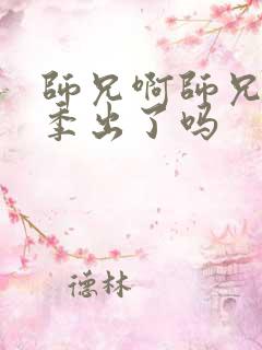 师兄啊师兄第二季出了吗