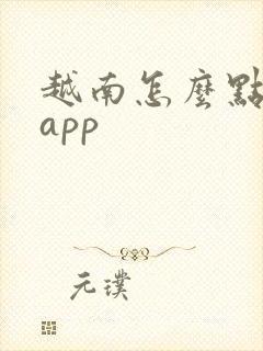 越南怎么点外卖app