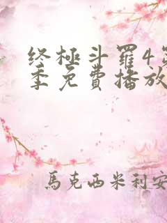 终极斗罗4第四季免费播放