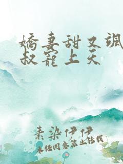 娇妻甜又飒,大叔宠上天