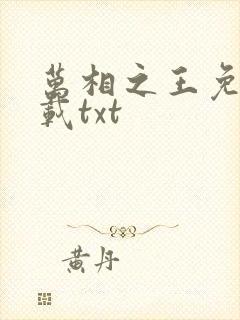 万相之王免费下载txt